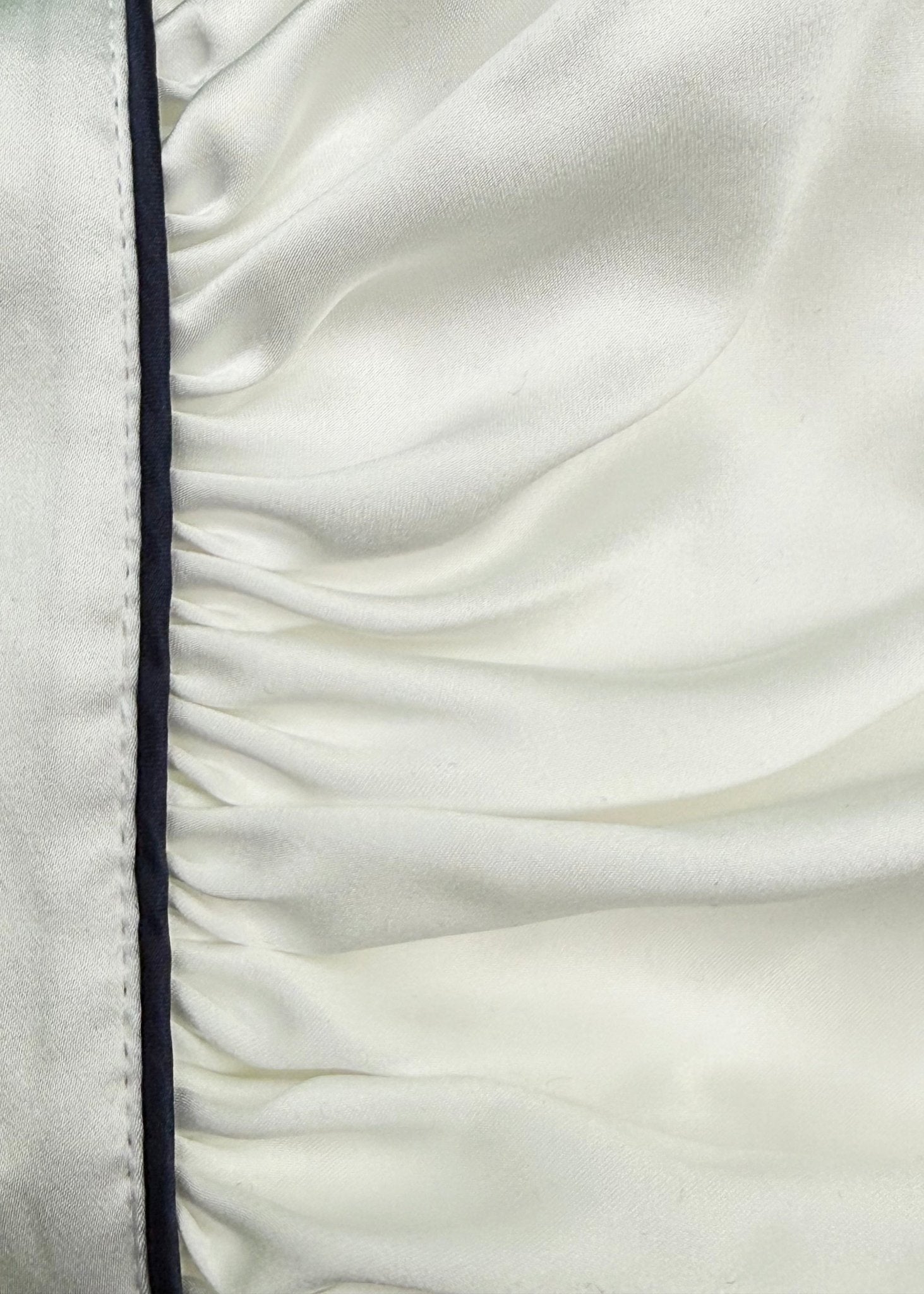 Pearl Ivory Silk Hair Bonnet