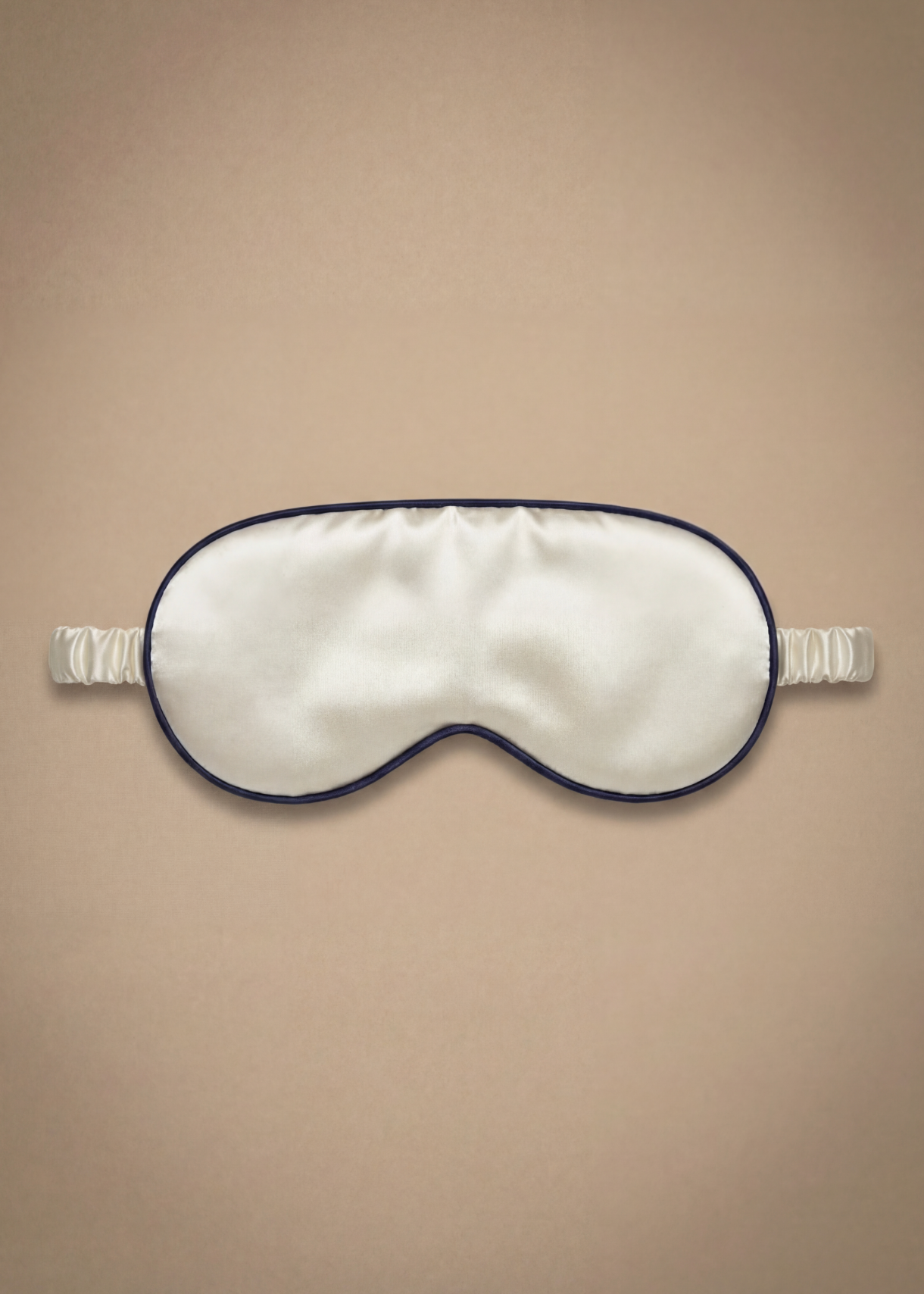 MASQUE POUR LES YEUX EN SOIE PERLE IVOIRE