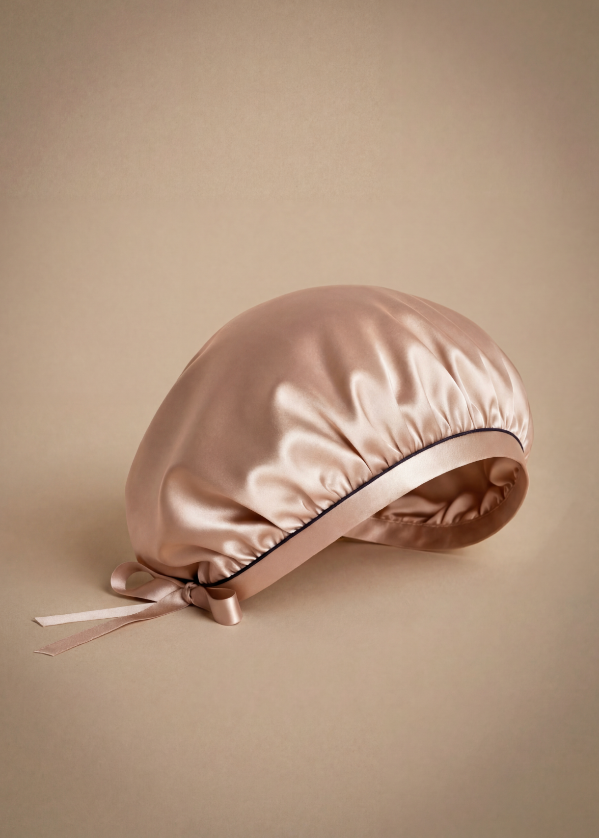 COPRICAPO DI SETA ROSA ORO