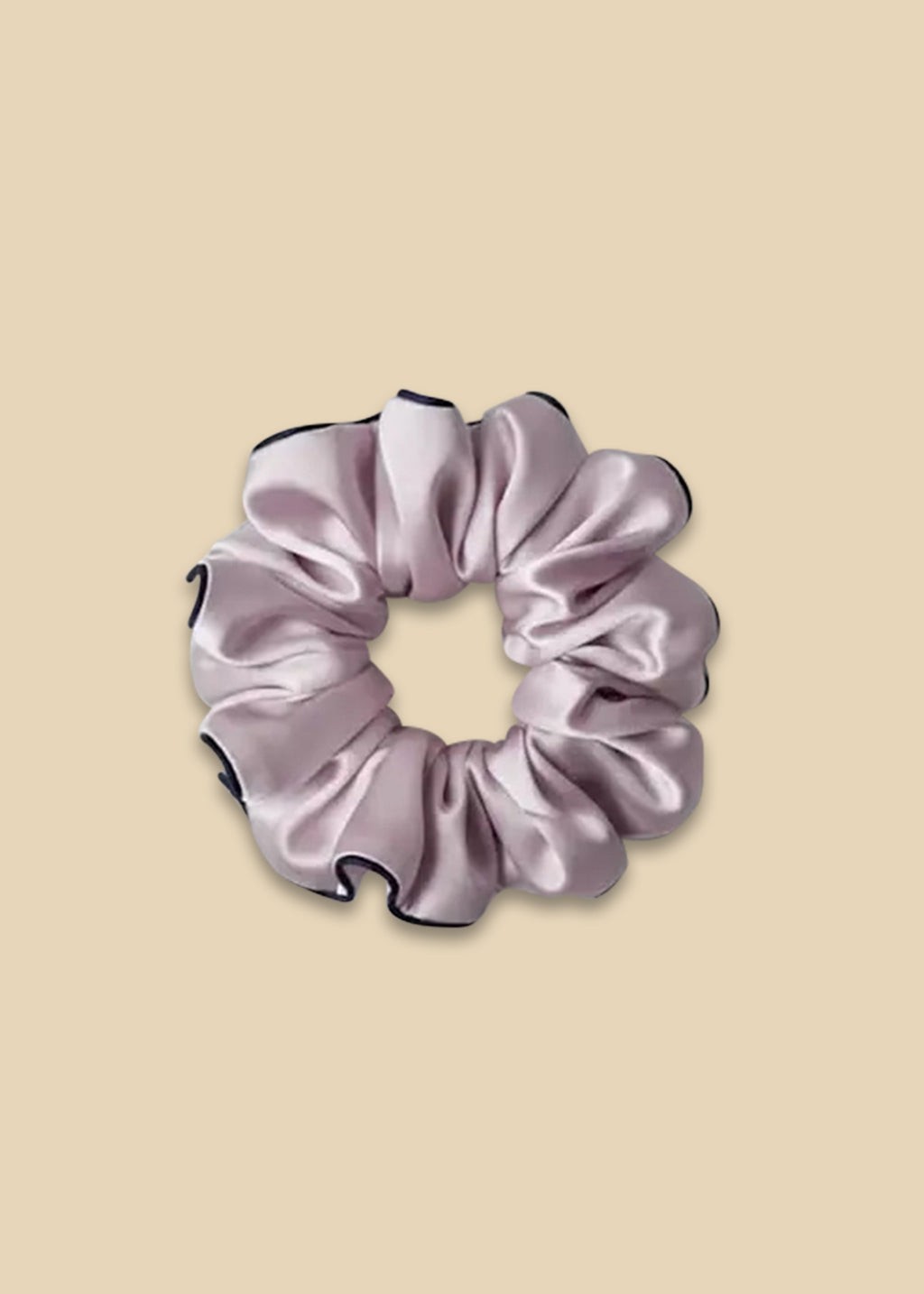 LARGE SILK SCRUNCHIE LILAC