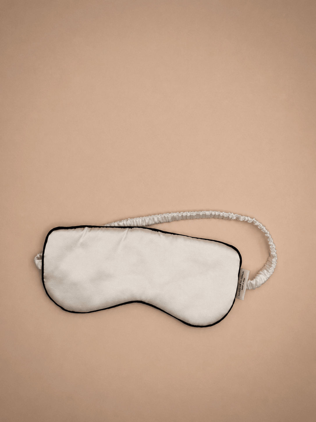 Pearl Ivory Silk Sleep Mask and Cover