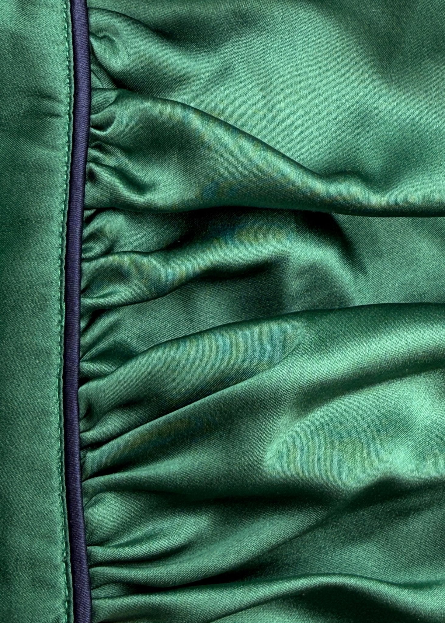 Emerald Green Silk Hair Bonnet
