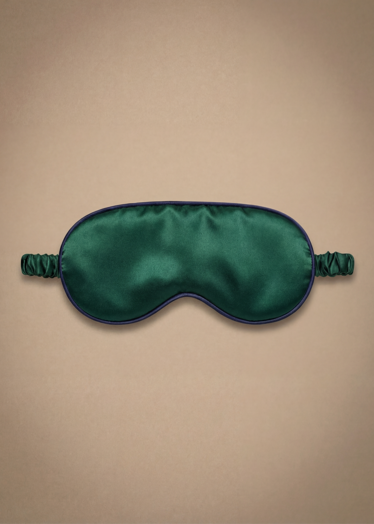 SILK EYE MASK AND COVER GREEN EMERALD