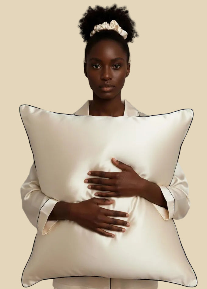 SILK PILLOWCASE PEARL IVORY