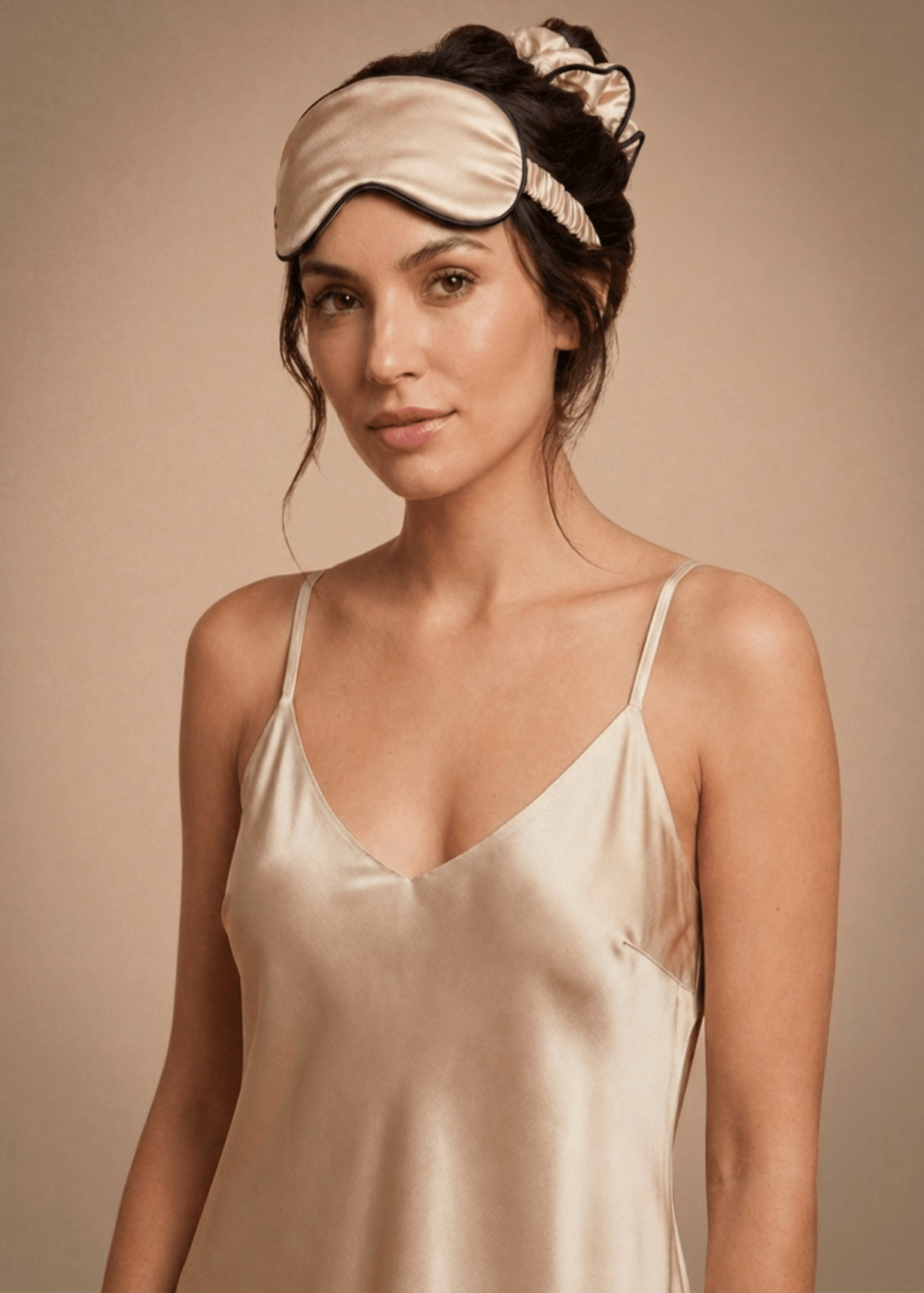 Champagne Silk Travel Set