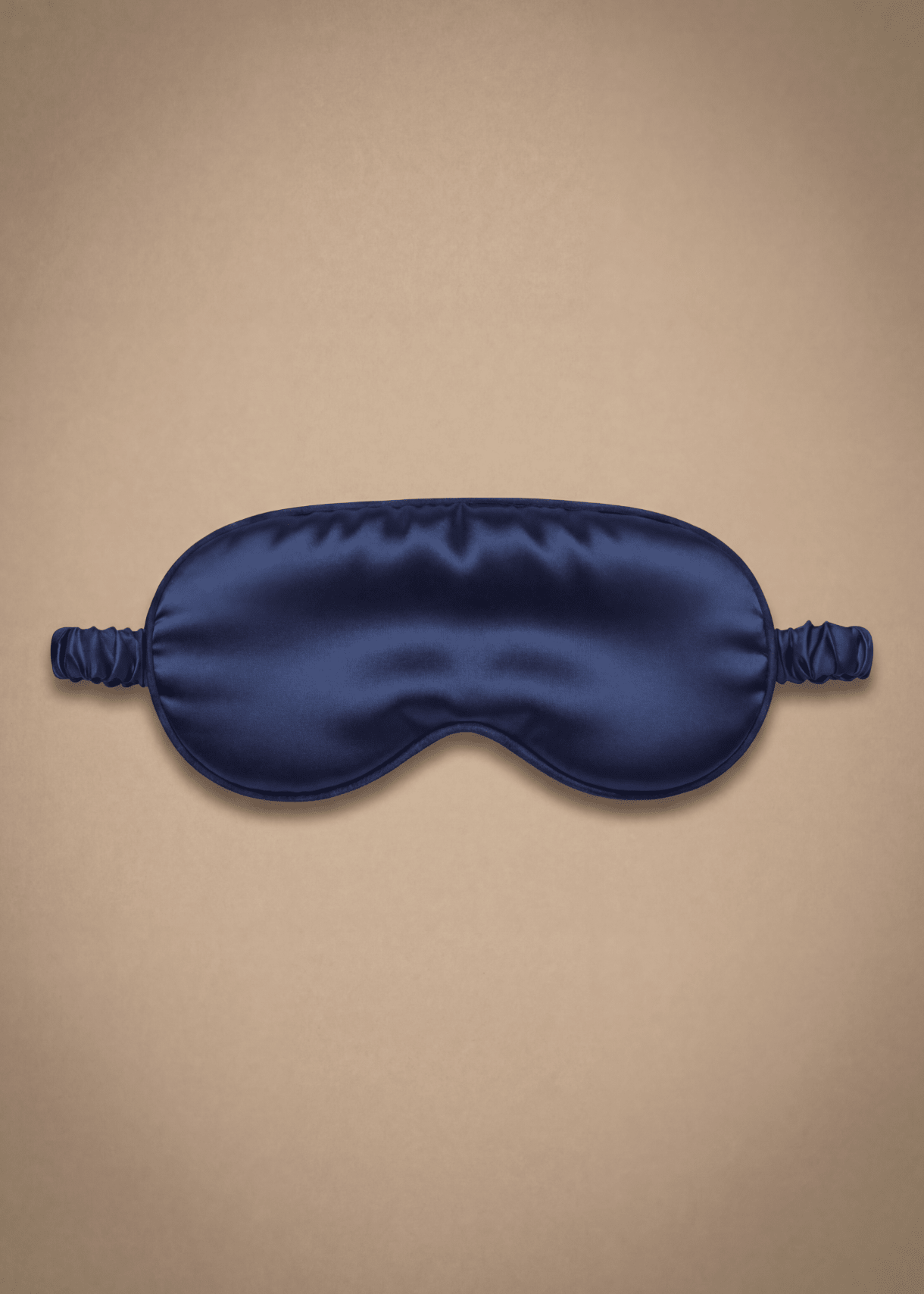 Midnight blue silk sleep mask by Miaveriana